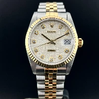 Rolex Datejust 31mm Acciaio & Oro Silver Computer Brillanti