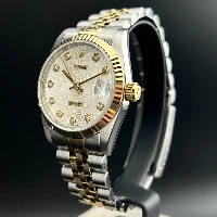 Rolex Datejust 31mm Acciaio & Oro Silver Computer Brillanti