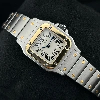 Cartier Santos Galbée Acciaio & Oro