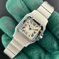 Cartier Santos Galbée Acciaio 