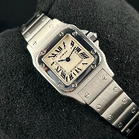 Cartier Santos Galbée Acciaio 