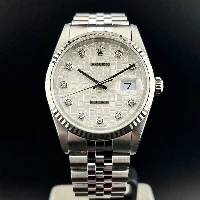 Rolex Datejust 36mm Silver Computer Brillanti