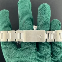 Rolex Oyster Perpetual Date 34mm Nero Ghiera Godronata