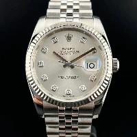 Rolex Datejust 36mm Jubilee Silver Brillanti
