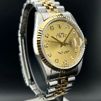 Rolex Datejust 36mm Acciaio/oro Champagne Brillanti