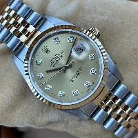 Rolex Datejust 36mm Acciaio/oro Champagne Brillanti