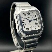 Santos De Cartier White Large