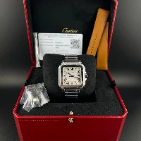 Santos De Cartier White Large