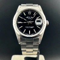 Rolex Oyster Perpetual Date 34mm Nero Indici