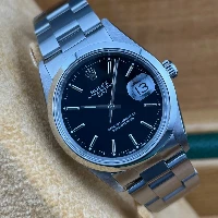 Rolex Oyster Perpetual Date 34mm Nero Indici