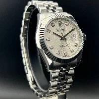 Rolex Datejust 31mm Silver Computer Diamanti Jubilee