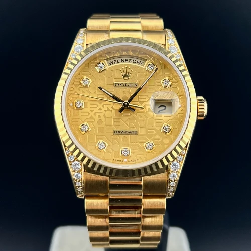 Rolex Day Date Yellow Gold 18k Anse Brillanti
