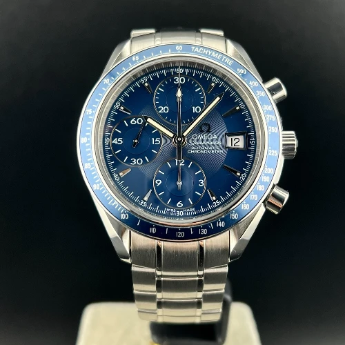Omega Speedmaster Date Blue Dial Automatic