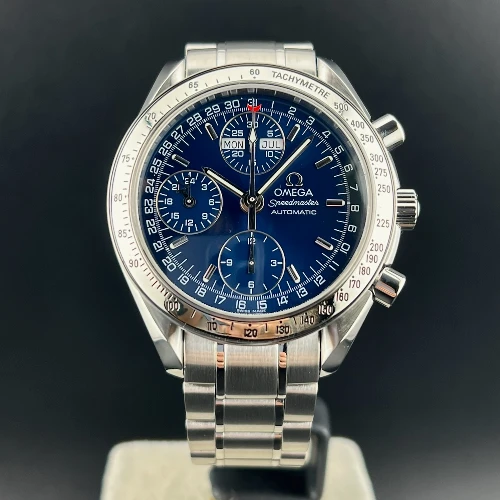 Omega Speedmaster Day Date Blue Dial 