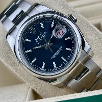 Rolex Datejust 36mm Blu Indici 