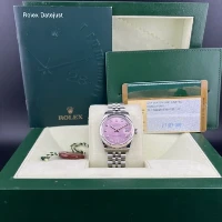 Rolex Datejust 31mm Baby Pink Brillanti Jubilee