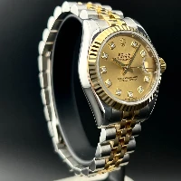 Rolex Lady Datejust 26mm Acciaio & Oro Champagne Brillanti