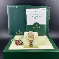 Rolex Lady Datejust 26mm Acciaio & Oro Champagne Brillanti