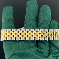 Rolex Datejust 36mm Acciaio/oro Rhodium Brillanti