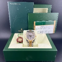 Rolex Datejust 36mm Acciaio/oro Rhodium Brillanti