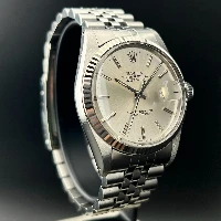 Rolex Datejust 36mm Silver Vetro Plastica Jubilee