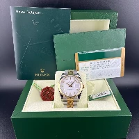Rolex Datejust 36mm Acciaio/oro Bianco Brillanti
