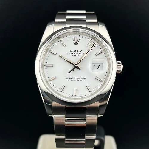 Rolex Oyster Perpetual Date 34mm Bianco