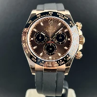 Rolex Daytona Rose Gold Chocolate OysterFlex