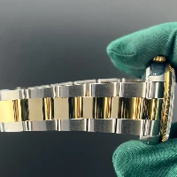 Rolex Oyster Perpetual Date 34mm Acciaio Oro Champagne
