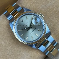 Rolex Oyster Perpetual Date 34mm Acciaio Oro Champagne