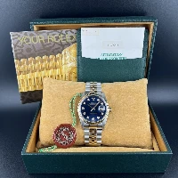 Rolex Datejust 36mm Acciaio/oro Blu Brillanti