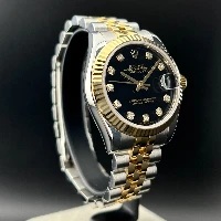 Rolex Datejust 31mm Acciaio & Oro Nero Brillanti