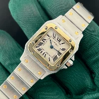 Cartier Santos Galbée Acciaio & Oro