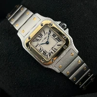Cartier Santos Galbée Acciaio & Oro