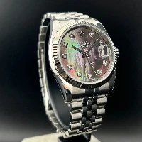 Rolex Datejust 36mm Madreperla Nera Brillanti