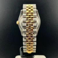 Rolex Datejust 36mm Acciaio/oro Nero Brillanti