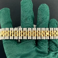 Rolex Datejust 36mm Acciaio/oro Nero Brillanti