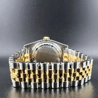 Rolex Datejust 36mm Acciaio/oro Nero Brillanti
