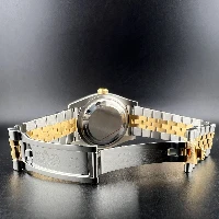 Rolex Datejust 36mm Acciaio/oro Nero Brillanti
