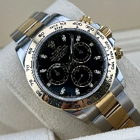 Rolex Daytona Acciaio&Oro Black Dial