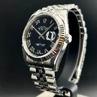 Rolex Datejust 36mm Jubilee Nero Raggi Romani