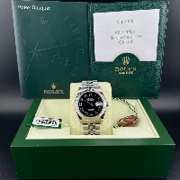 Rolex Datejust 36mm Jubilee Nero Raggi Romani