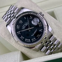 Rolex Datejust 36mm Jubilee Nero Raggi Romani