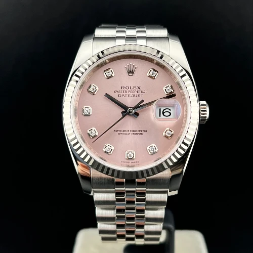 Rolex Datejust 36mm Jubilee Rosa Brillanti