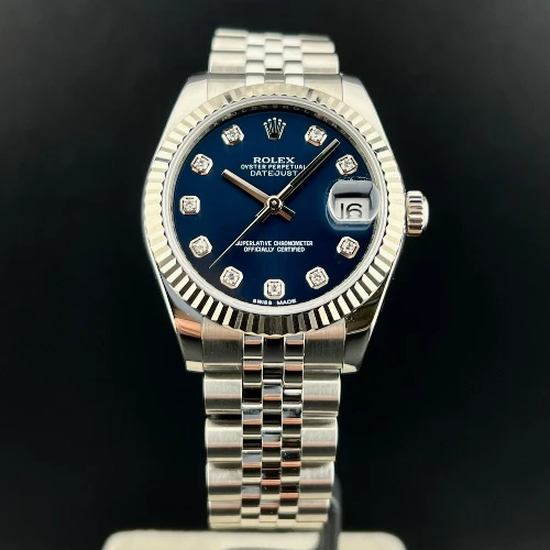 Rolex Datejust 31mm Blu Diamanti Jubilee