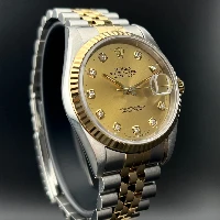 Rolex Datejust 36mm Acciaio/oro Champagne Brillanti