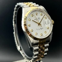 Rolex Datejust 36mm Acciaio/oro Bianco Brillanti