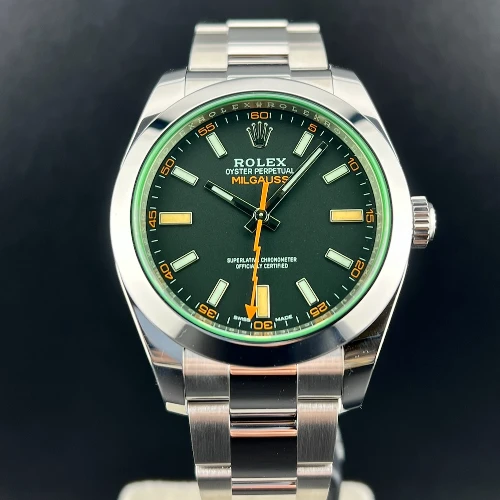 Rolex Milgauss Nero Vetro Verde