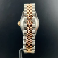 Rolex Lady Datejust 26mm Acciaio & Oro Rosa Nero Brillanti