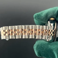 Rolex Lady Datejust 26mm Acciaio & Oro Rosa Nero Brillanti